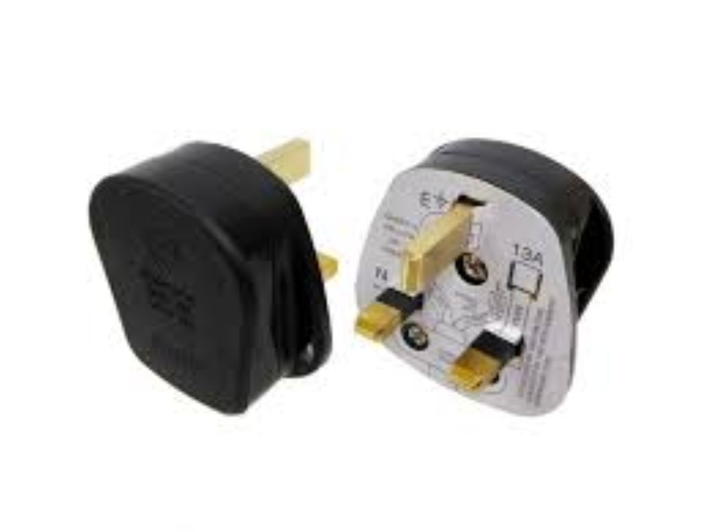 BLACK TOP PLUG 13A FUSED